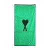 Ami Paris Beach Towel With Logo Green -Miinto Salgsbutikk unnamed file 3523