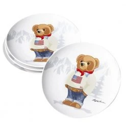 Polo Ralph Lauren Prl Plate Heaven Flag Bear Interior White