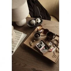 Ferm Living Large Bon Wooden Tray Brown