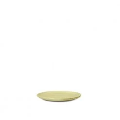 Ferm Living Small Flow Plate Yellow