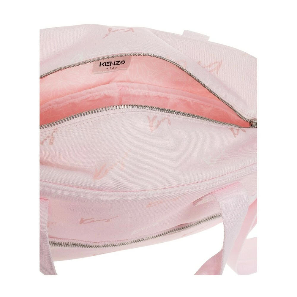 Kenzo Shoulder Bag With Logo Pink 3 Kenzo Shoulder Bag With Logo Pink