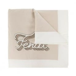 Fendi Baby Blanket Beige