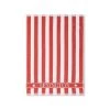 Lexington Home Striped Organic Kitchen Towel Red
