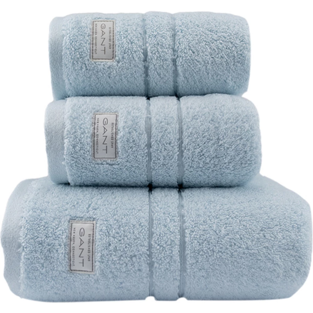 Gant Organic Towel 50X70 Interiør Blue 3 Gant Organic Towel 50X70 Interiør Blue