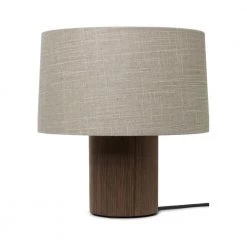 Brown Ferm Living Post Table Lamp Base Small - Solid Home Brown