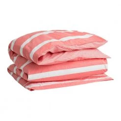 Gant Oxford Stripe Single Duvet 140X200 Red