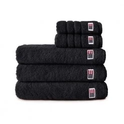 Lexington Home 2 Stk Lite Håndhåndkle Black