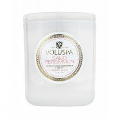 Voluspa Saijo Persimmon Glass Interior White
