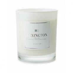 Lexington Home Hotel Scented Candle Vivid Interior White