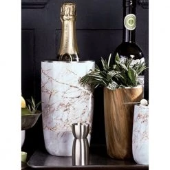 S'well Calacatta Wine Chiller Drikkeflaske White