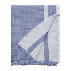 Lexington Home Double Faced Cotton Beadspread Blue