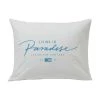 Lexington Home Printed Organic Cotton Poplin Pillowcase White