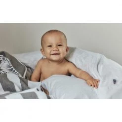 Lexington Baby Flag Throw Gray