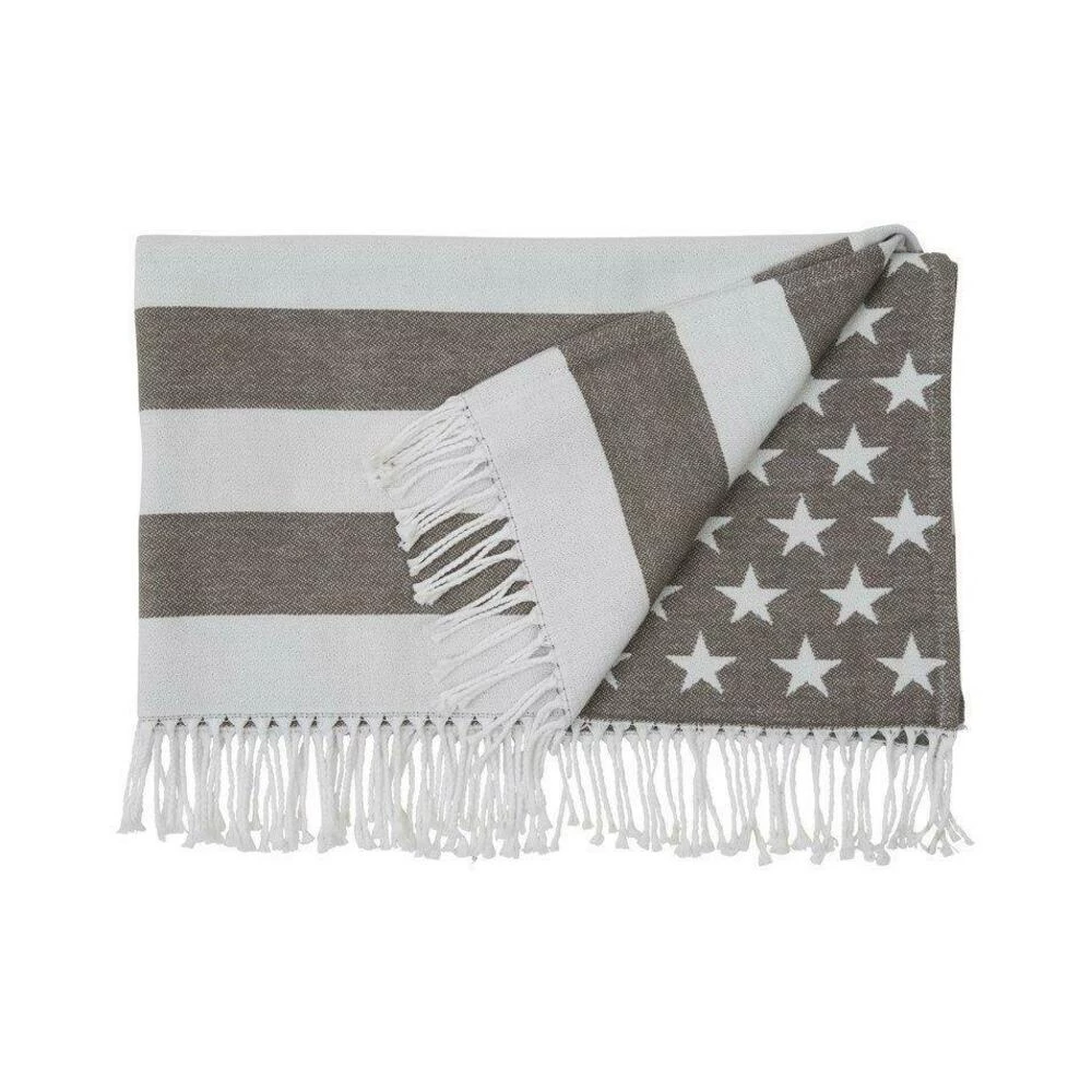 Lexington Baby Flag Throw Gray 5 Lexington Baby Flag Throw Gray - Bilde 3