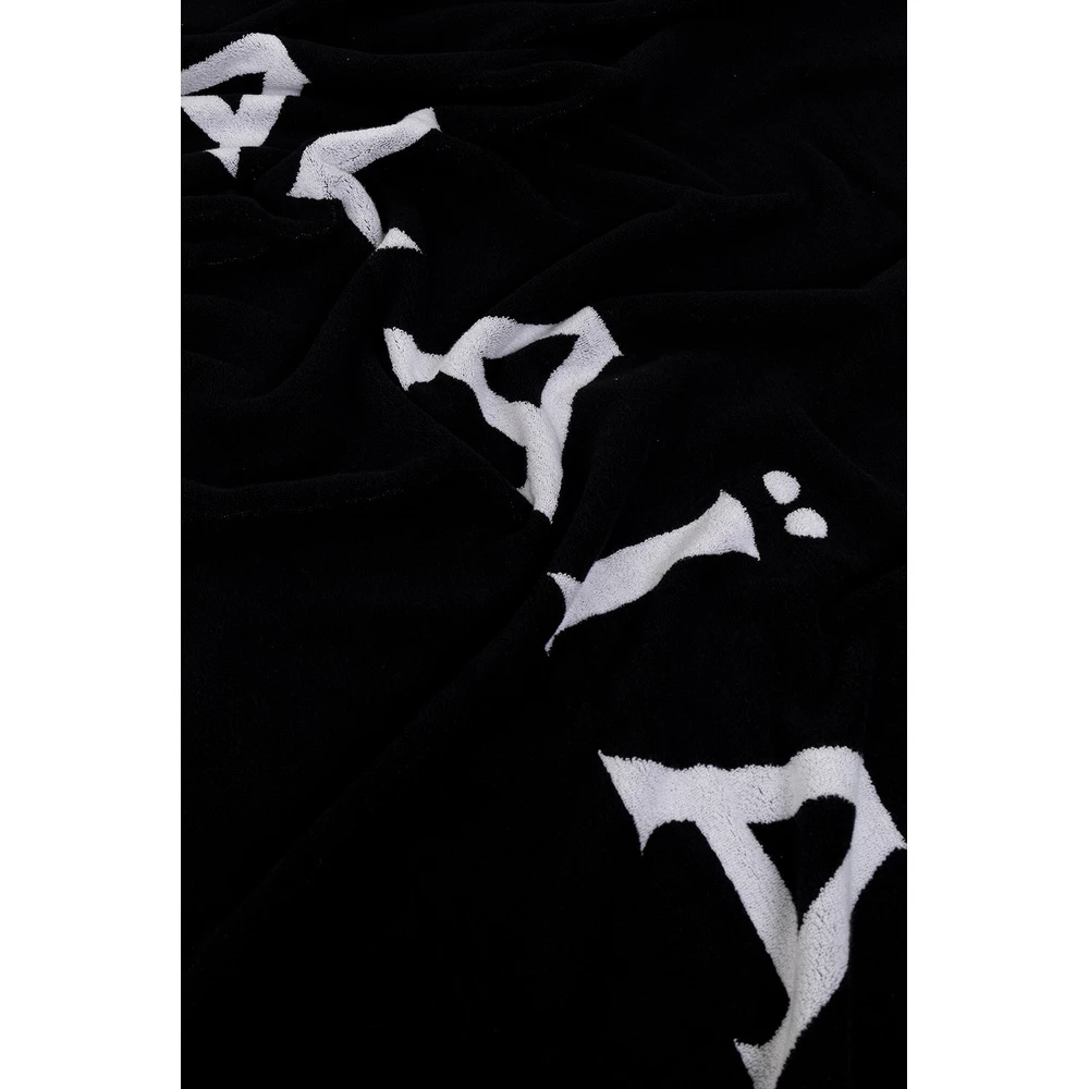 Alaïa Towel With Logo Black 4 Alaïa Towel With Logo Black - Bilde 2