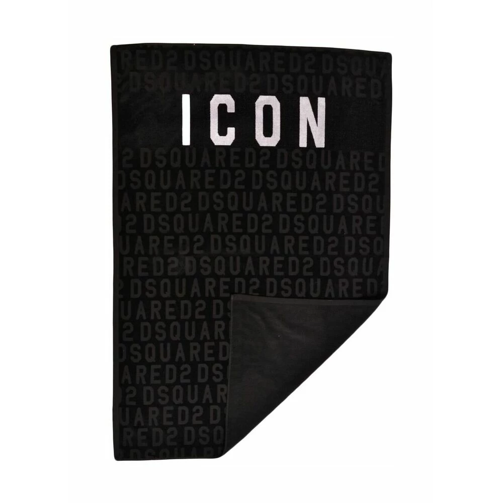 Dsquared2 Beach Towel Black 3 Dsquared2 Beach Towel Black