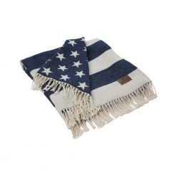 Lexington Icons Flag Throw Blue