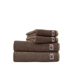 Lexington Original Towel Striped Brown