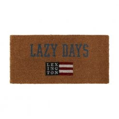 Lexington Home Home Lazy Days Doormat Brown