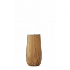 S'well Teakwood Champagne Flute Brown