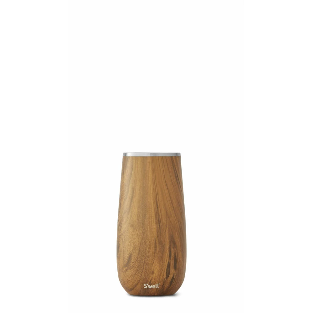 S'well Teakwood Champagne Flute Brown 3 S'well Teakwood Champagne Flute Brown