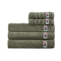 Icons Original Håndkle Fra Lexington 50x70 - Dusty Olive Green