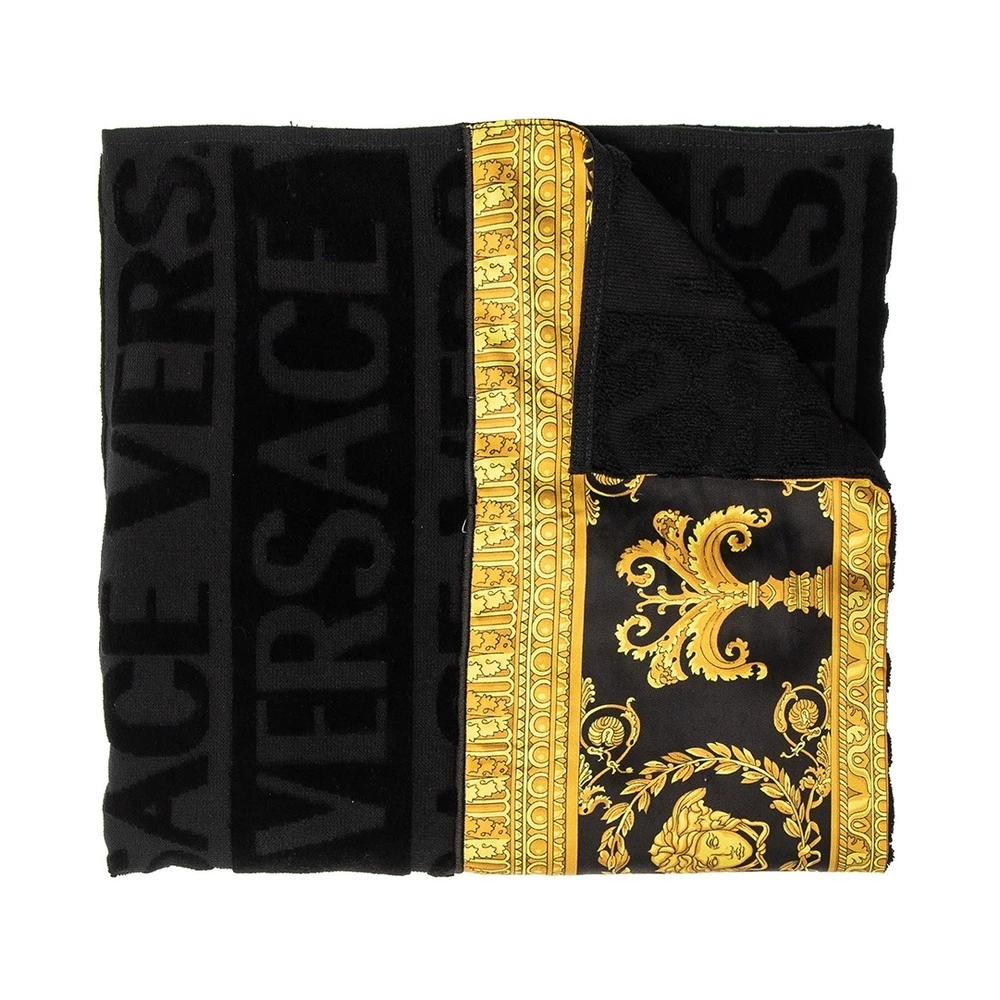 Versace Set Of Five Towels Black 4 Versace Set Of Five Towels Black - Bilde 2