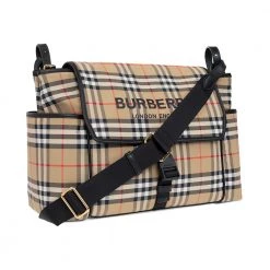 Burberry Changing Bag With Logo Beige