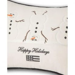 Lexington Snowmen Embroidered Pillow White -Miinto Salgsbutikk unnamed file 837