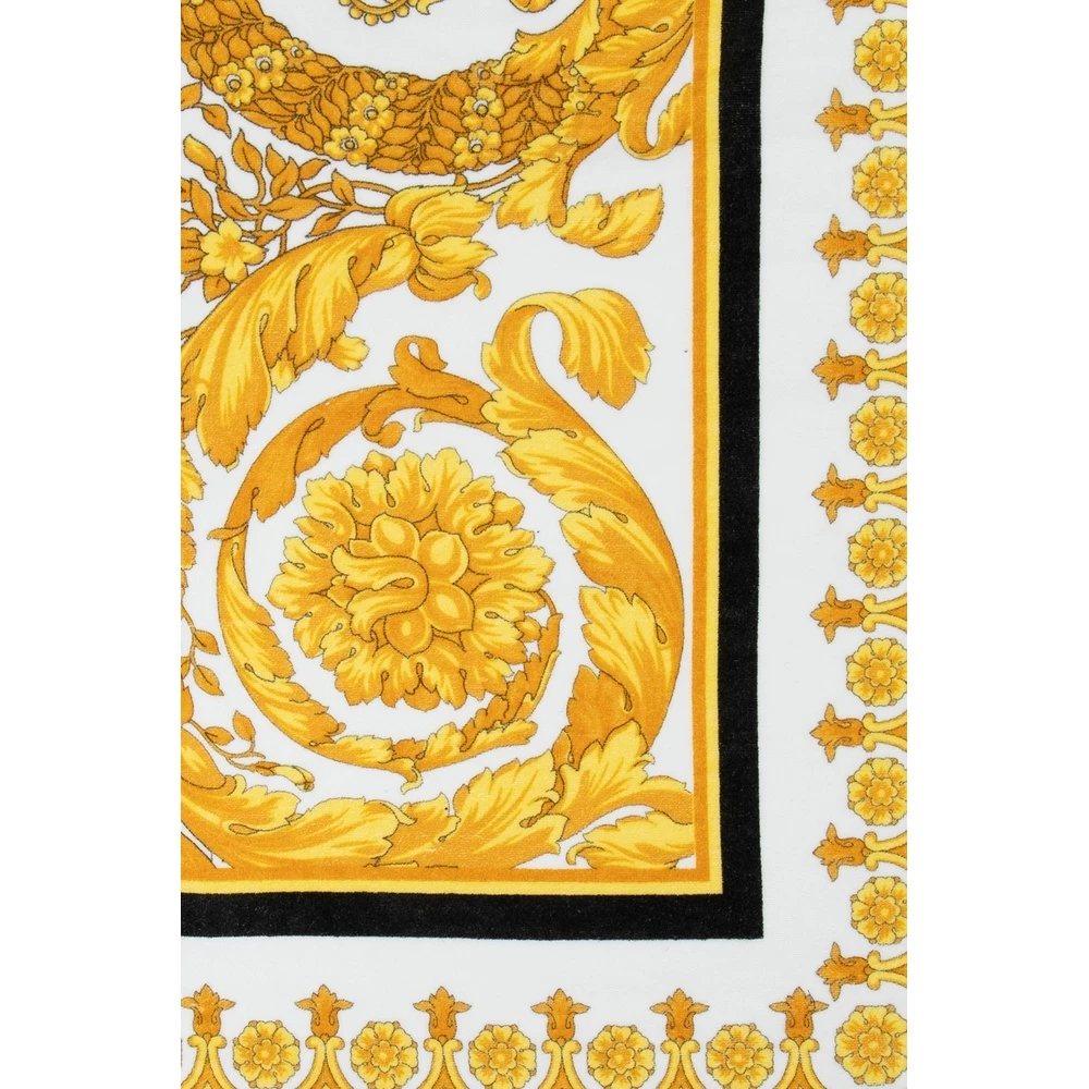 Versace Bath Towel White 3 Versace Bath Towel White