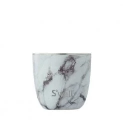 S'well Marble Tumbler Cup White
