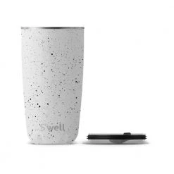 S'well Speckled Moon Tumbler With Lid 530 Ml White