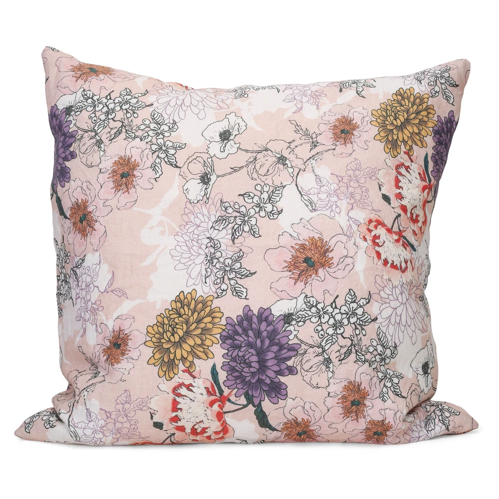 Tirillm FLORAL LIN PUTETREKK Pink 4 Tirillm FLORAL LIN PUTETREKK Pink - Bilde 2