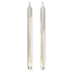 Ferm Living Dryp Candles Set Of 2 Beige