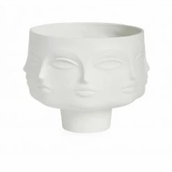 Jonathan Adler Dora Maar Pedestal Bowl Interior White